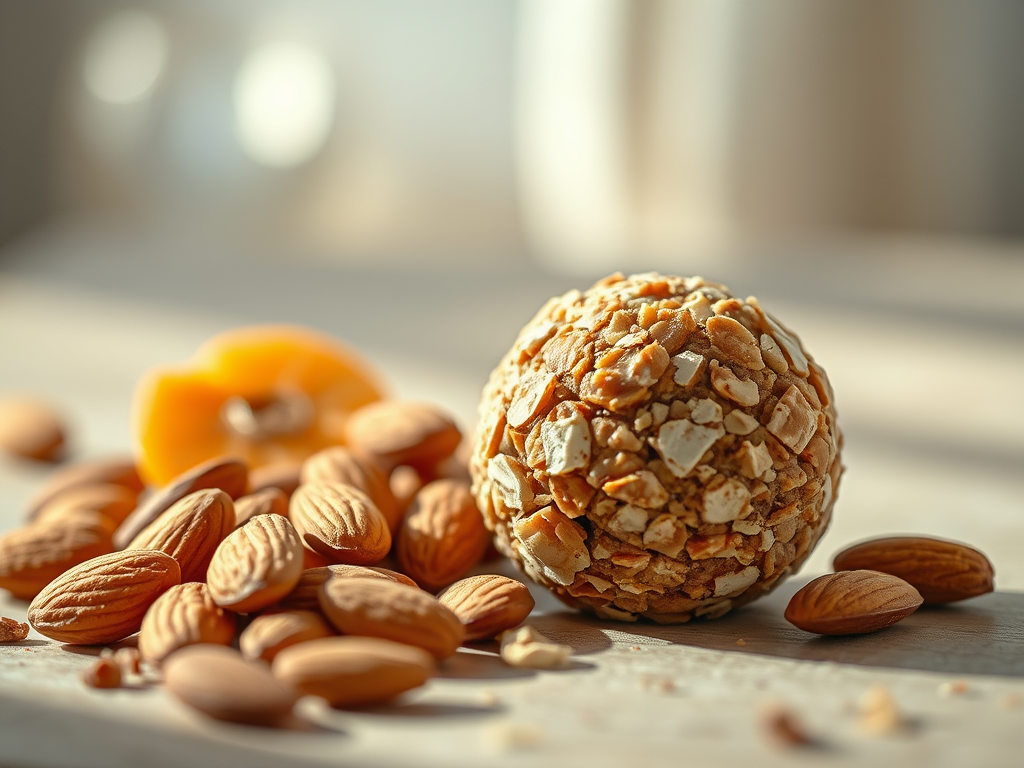 kayısı badem içi lezzet topu